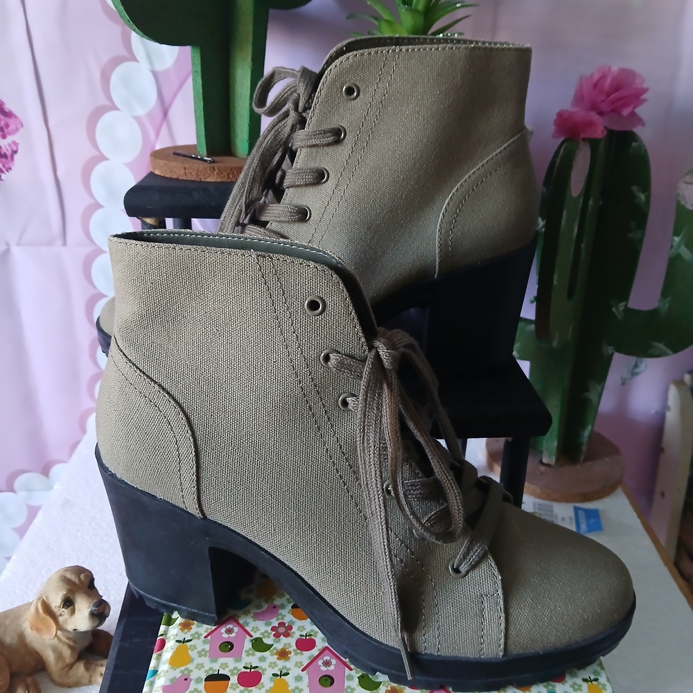 Stylish Olive Ankle Boots for Women